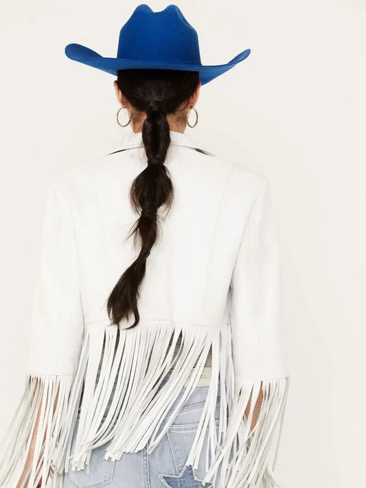 Cripple Creek Women’s Cropped Fringe Jacket