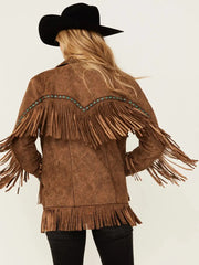 Double D Ranch Women’s Boring The Devil Fringe Jacket
