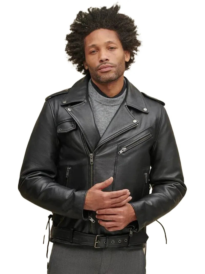 Finn Leather Rider Jacket with Lining