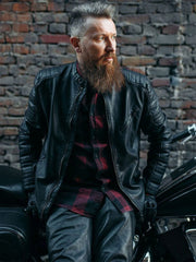 Men’s Cafe Racer Jacket
