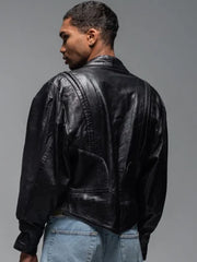 Men’s Leather Blazer