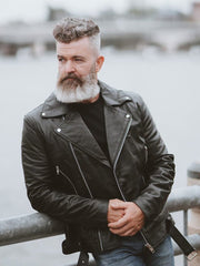 Men’s Leather Motorbike Jacket