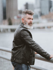 Men’s Leather Motorbike Jacket