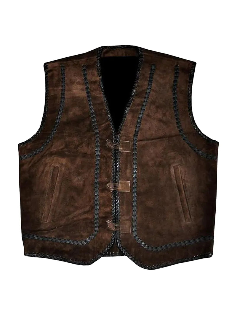 Mens Suede Leather Stylish Vest