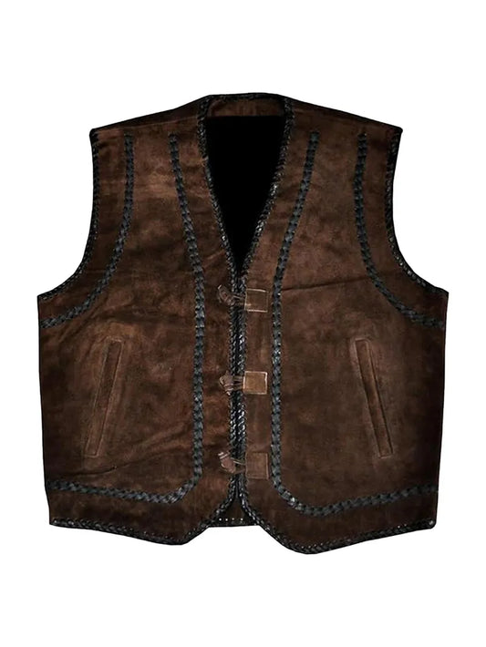 Mens Suede Leather Stylish Vest