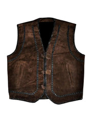 Mens Suede Leather Stylish Vest