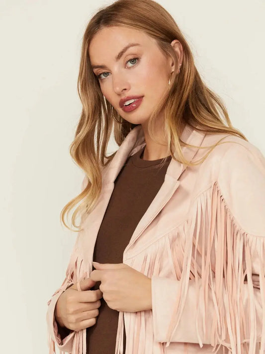 Saints & Hearts Women’s Fringe Jacket