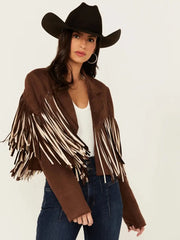 Saints & Hearts Women’s Fringe Jacket