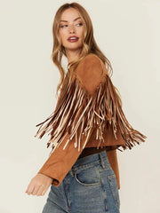 Saints & Hearts Women’s Fringe Jacket