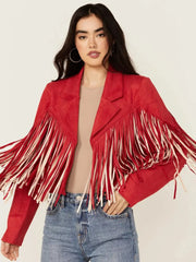 Saints & Hearts Women’s Fringe Jacket
