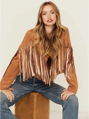 Saints & Hearts Women’s Fringe Jacket