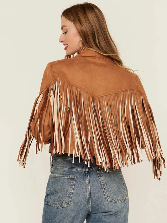 Saints & Hearts Women’s Fringe Jacket