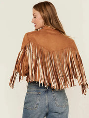 Saints & Hearts Women’s Fringe Jacket