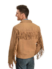 Scully Men’s Fringed Suede Leather Short Jacket