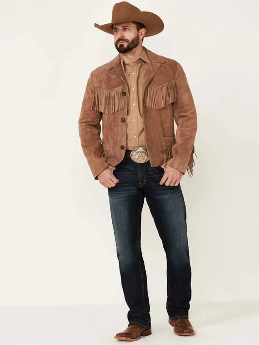 The Giant Fringe Suede Leather Jacket