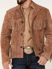 The Giant Fringe Suede Leather Jacket