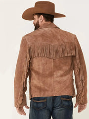 The Giant Fringe Suede Leather Jacket