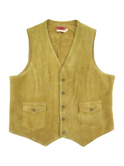 Vintage 70s Western Suede Leather Vest