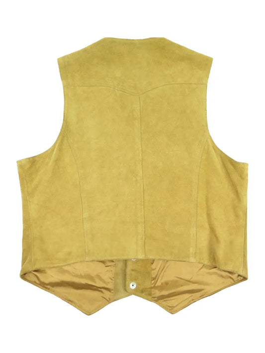 Vintage 70s Western Suede Leather Vest