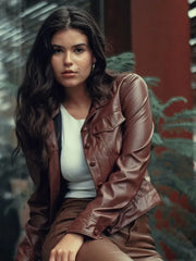 Women’s Leather Blazer