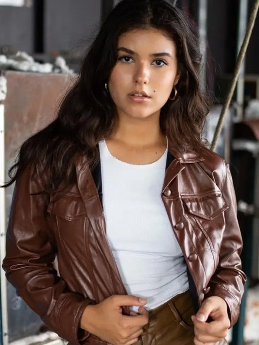Women’s Leather Blazer